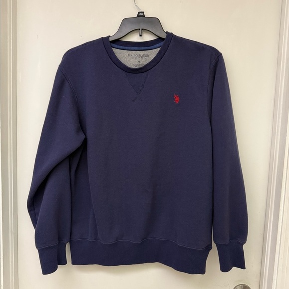 U.S. Polo Assn. Blue Crewneck Sweater Size M - Picture 1 of 4